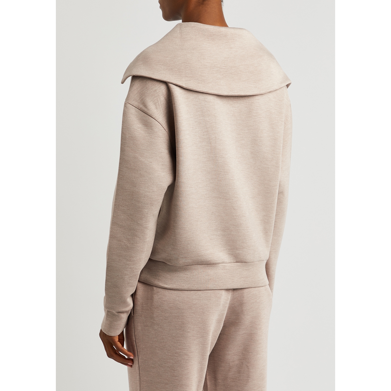 Yates Half-zip Stretch-jersey Sweatshirt