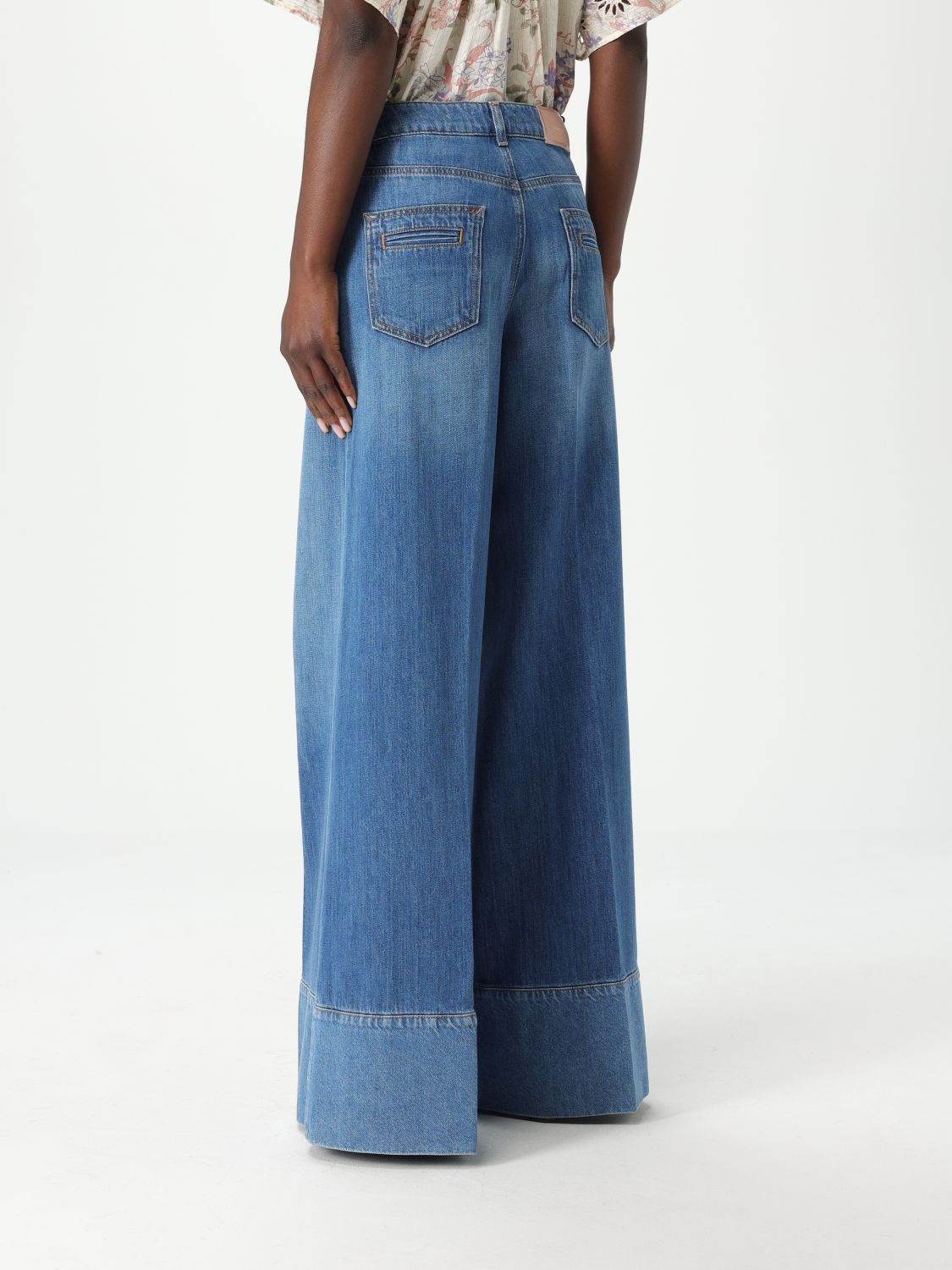 Pants TWINSET Woman color Blue