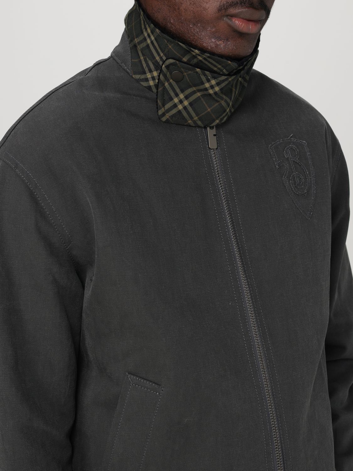 Cotton canvas jacket - Black