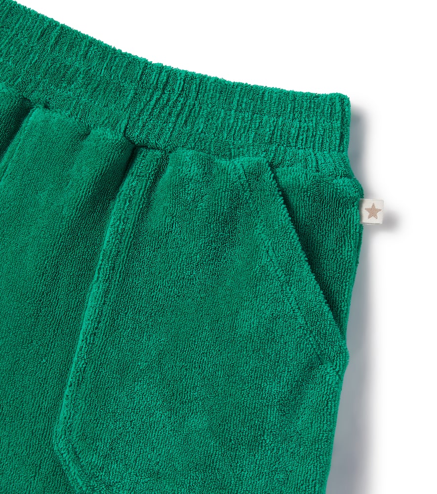 Cotton terry shorts