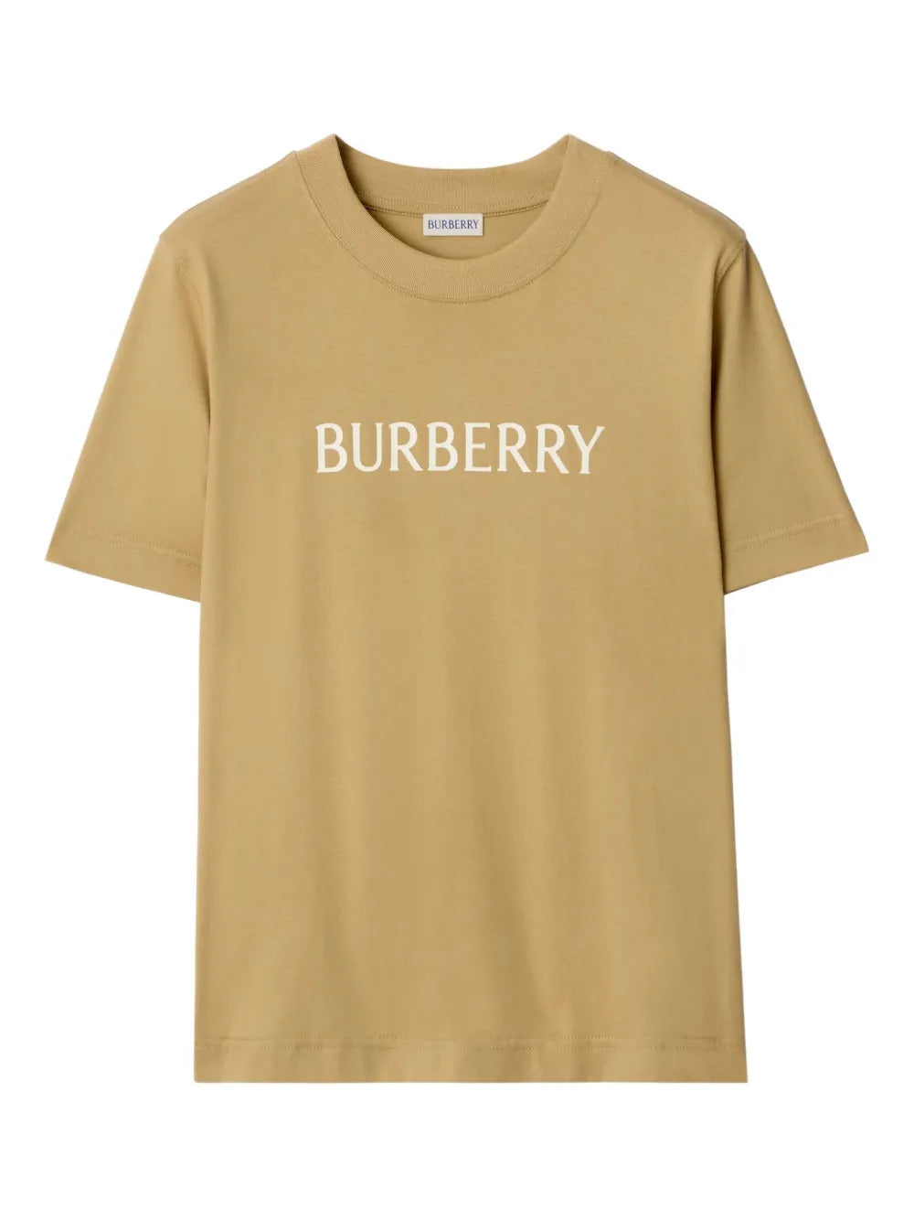 Ribbed Cotton Logo T-Shirt - Regular Fit