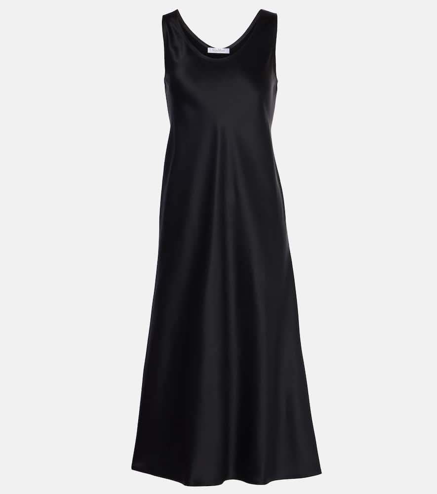 Banjo silk satin midi dress
