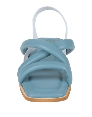 Woman Sandals Pastel blue Size 7 Leather