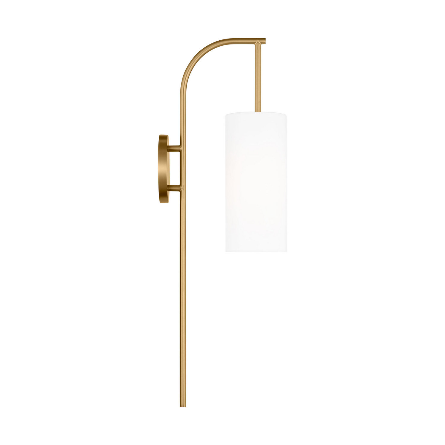 Burnished Brass Wall Sconce from the Lowell Collection