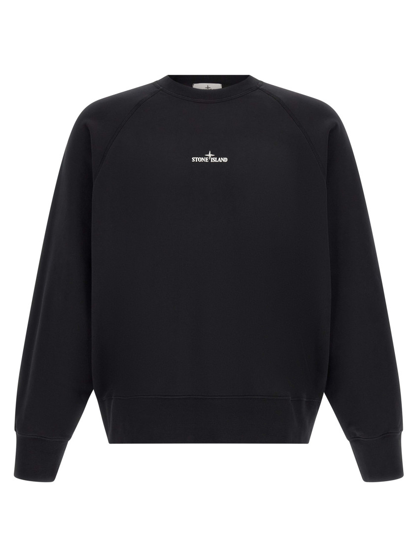 Stone Island - cotton fleece sweatshirt desert graphic print