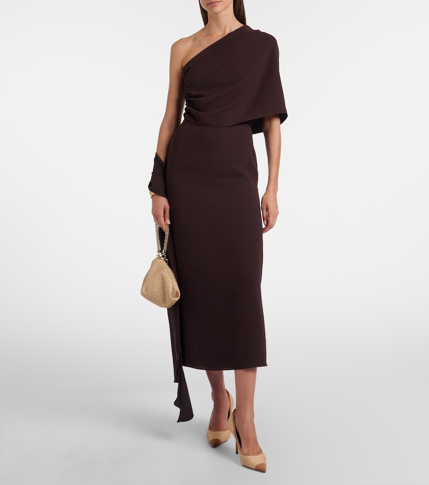 Love suede-trimmed raffia pumps