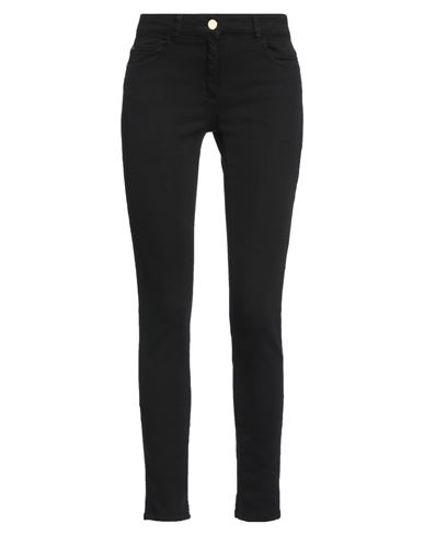 Woman Jeans Black Size 27 Cotton, Elastomultiester, Elastane