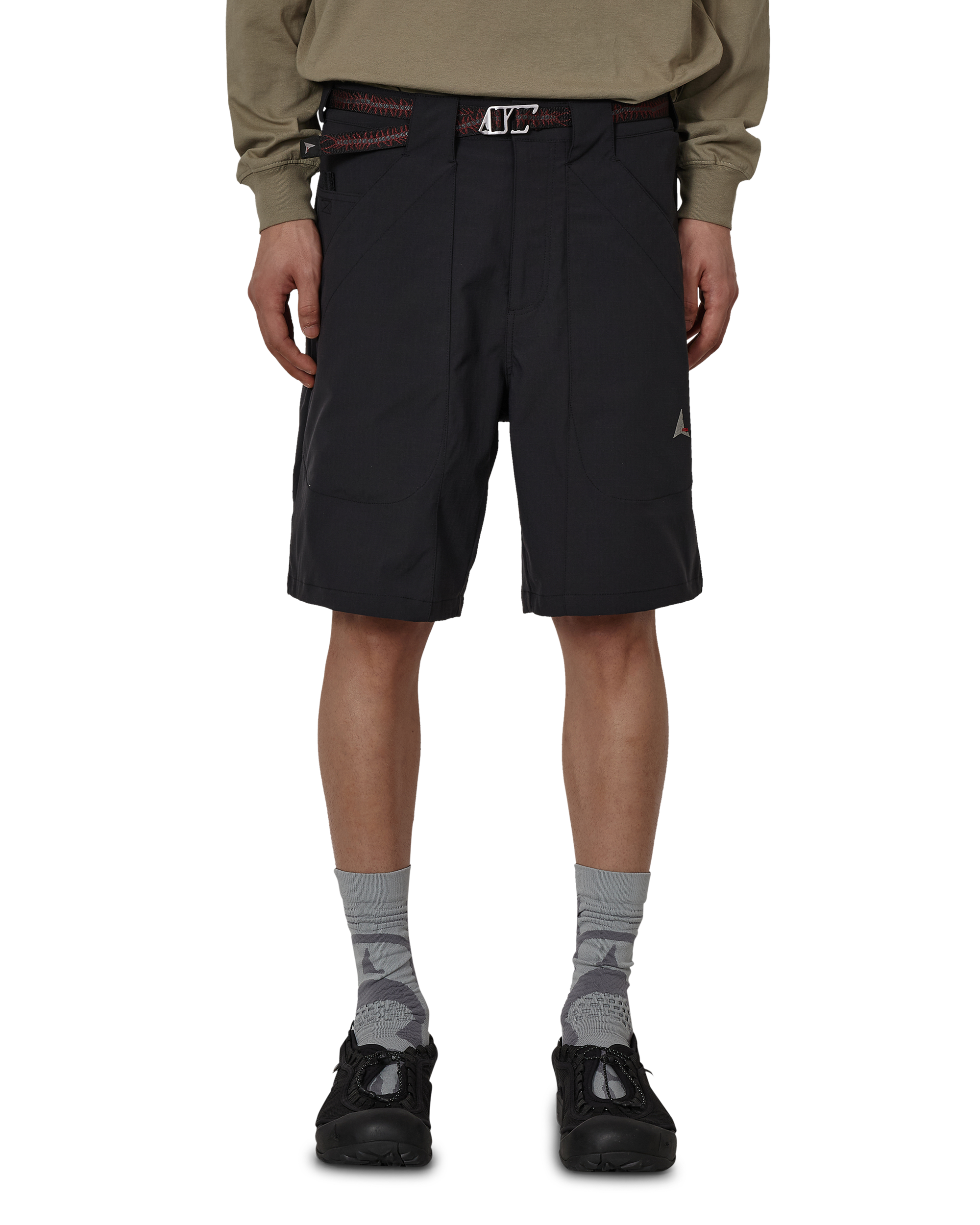 ROA Lolotte Ripstop Technical Shorts Black Shorts Male