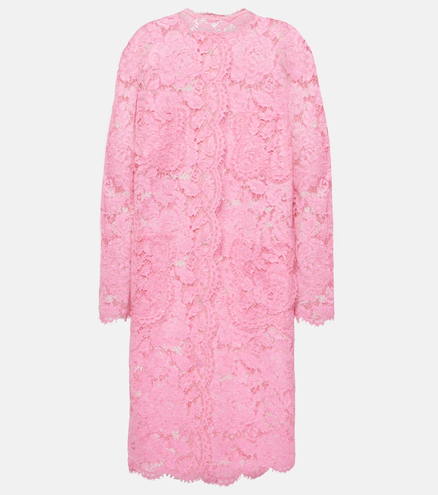 Lace midi dress