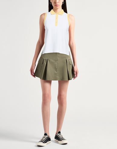 Woman Polo shirt White Size XS Cotton, Elastane