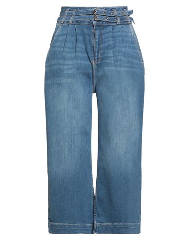 Collection Woman Jeans Blue Size 28 Cotton, Elastomultiester, Elastane