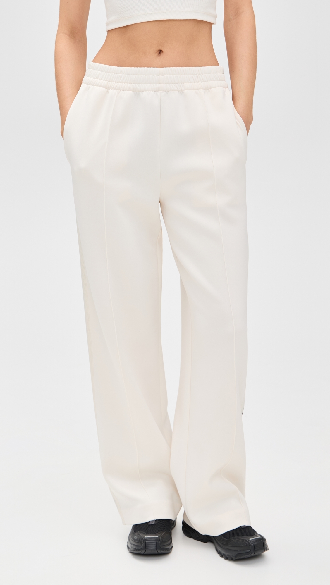 P. E NATION Prelude Track Pants Whisper White