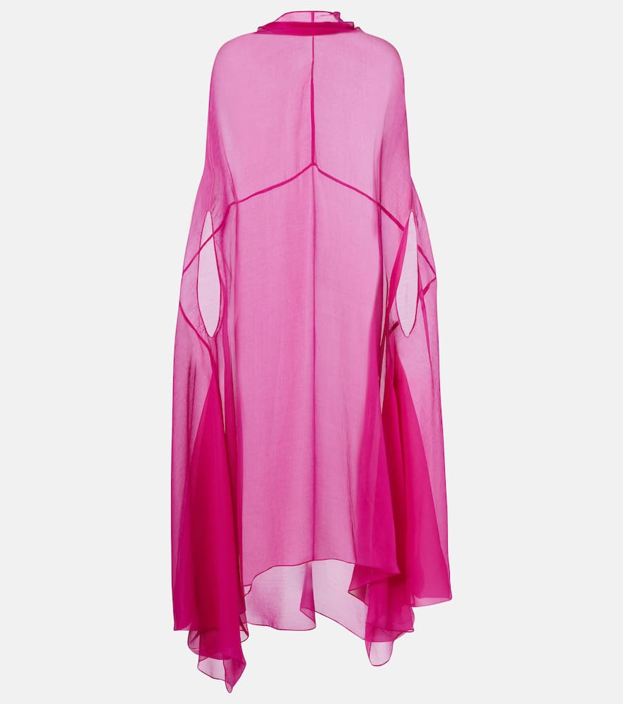 Silk gown