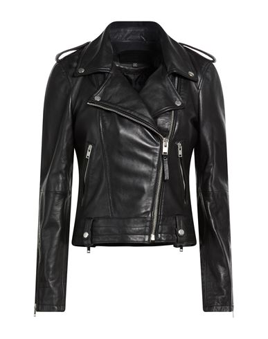 Woman Jacket Black Size M Sheepskin
