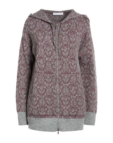 Woman Cardigan Mauve Size 6 Virgin Wool, Synthetic fibers, Mohair wool, Alpaca wool, Cashmere