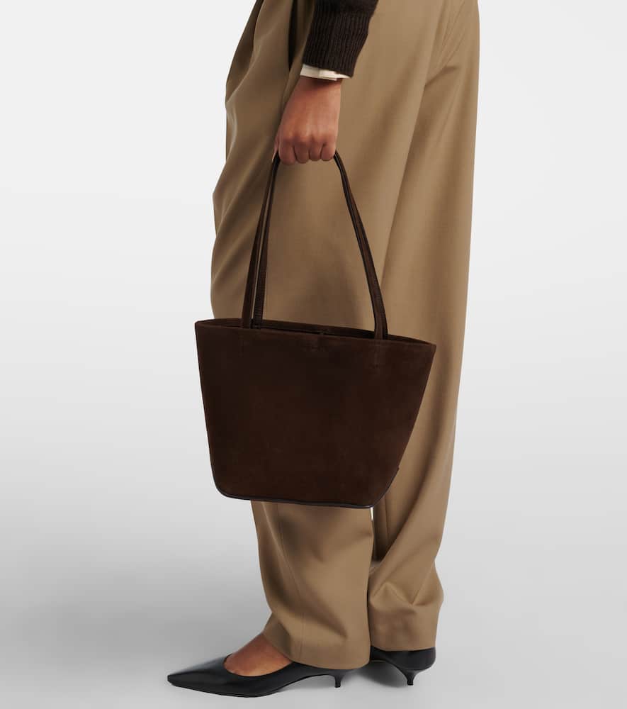 Park Edge Medium suede tote bag