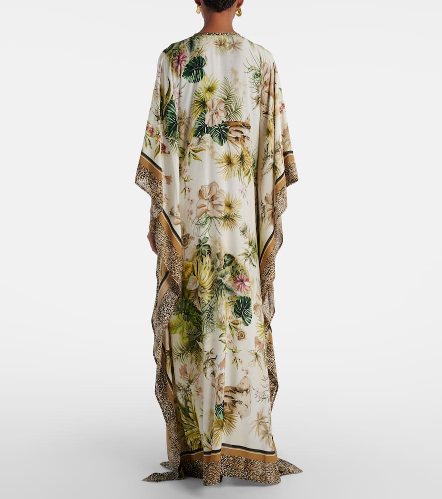 Savannah printed chiffon kaftan