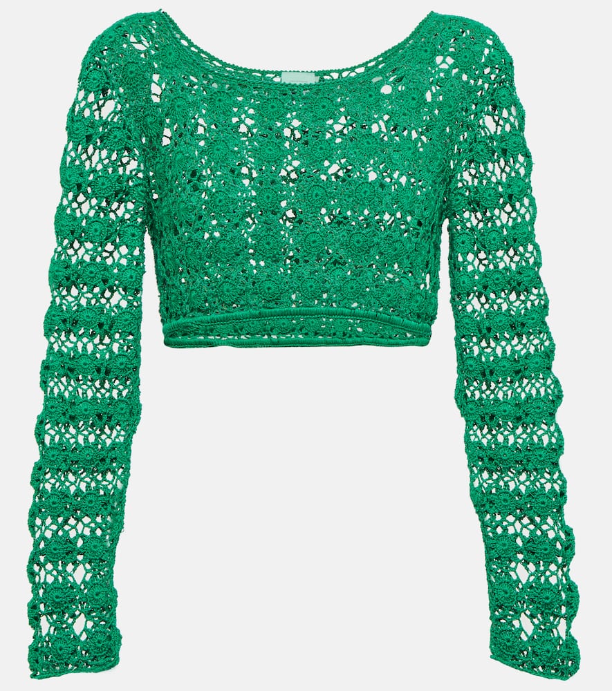 Bella crochet cotton crop top