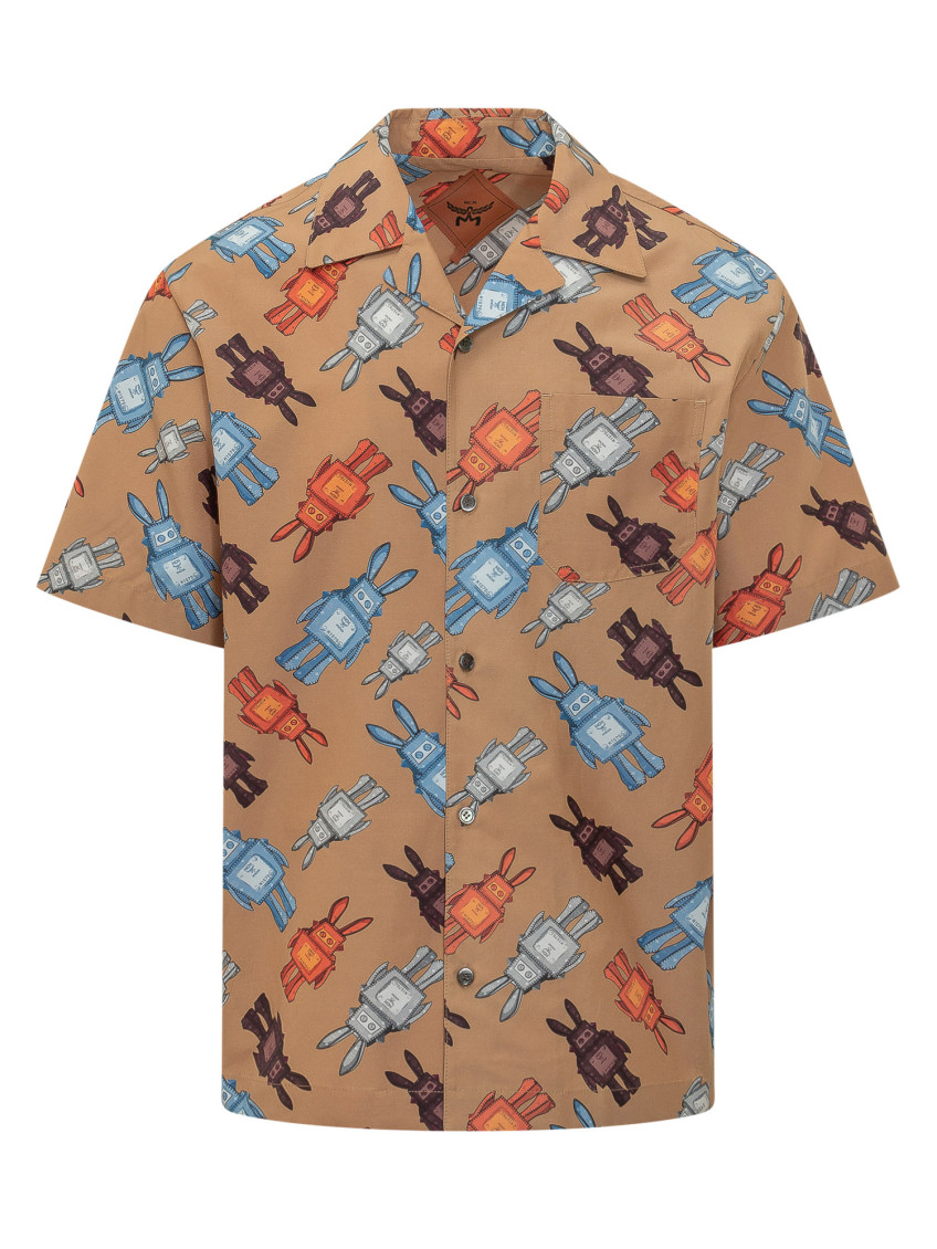 Brown Regular Printed Shirt