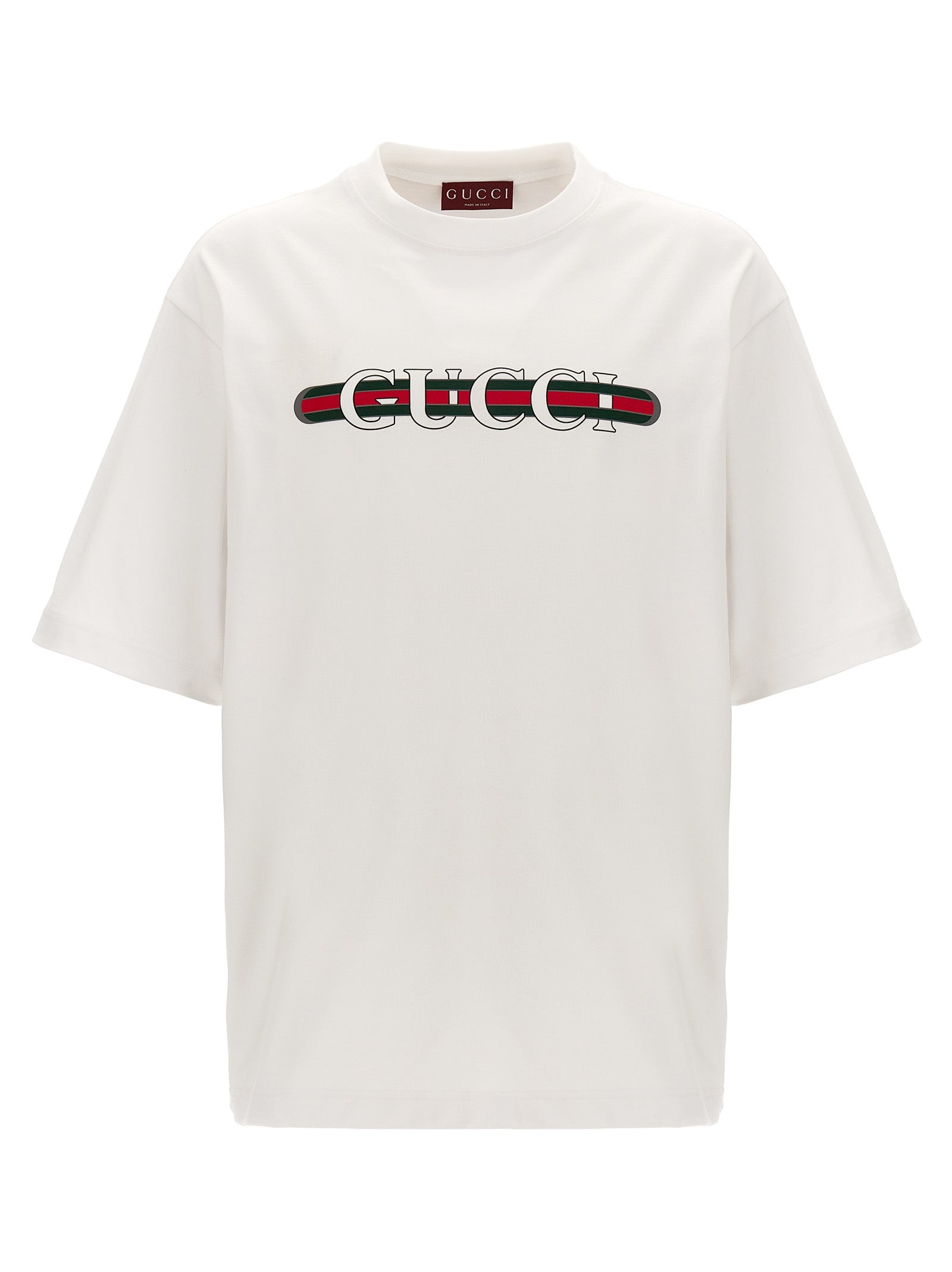 Logo-Print Cotton T-Shirt — White