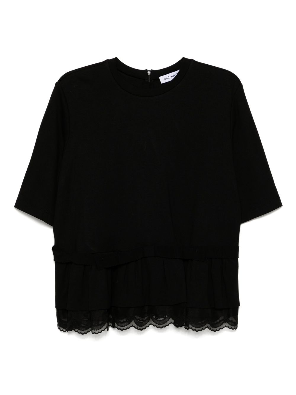 Dice Kayek cotton T-shirt - Black