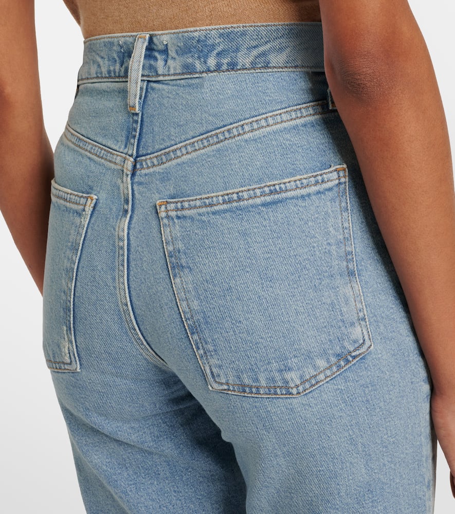 Agolde 90s Pinch Waist Crop high-rise straight jeans