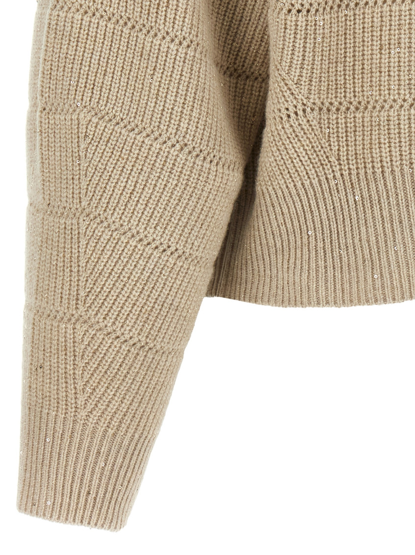 Knitted cardigan - Neutrals