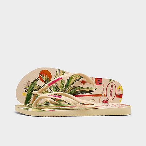Women's Slim Summer Bliss Flip-Flop Sandals in Buttercream