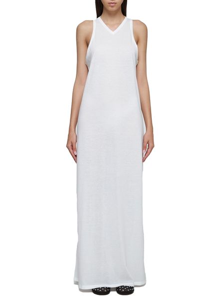 Khaite Vernetta V-Neck Sleeveless Maxi Dress