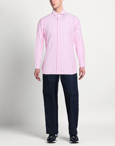 Man Shirt Pink Size 15 Cotton