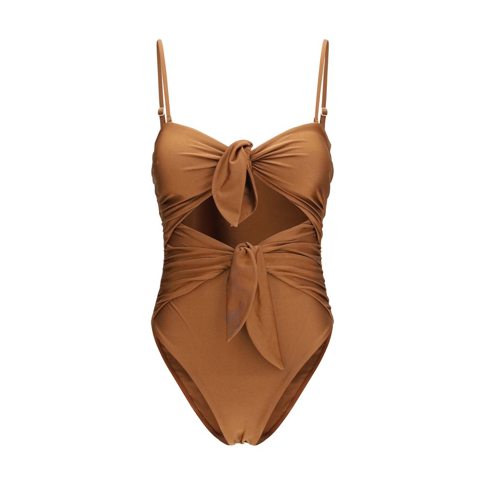 Aster Swimsuit — Beige