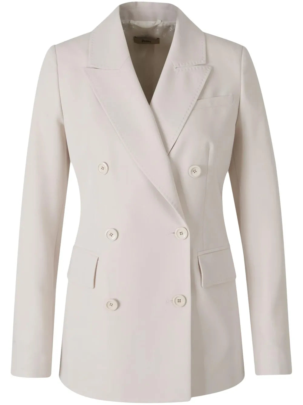 Double-Breasted Blazer — White