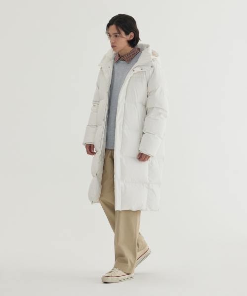 Civic RDS Long Down Jacket Ivory