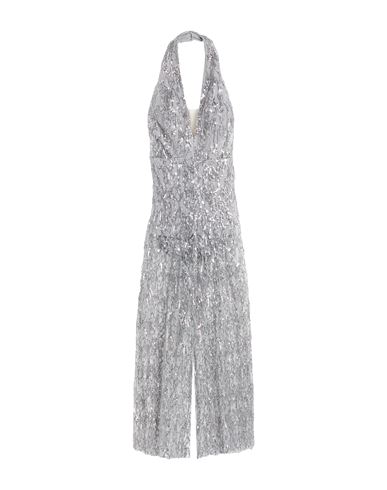 Woman Jumpsuit Grey Size 6 Polyester