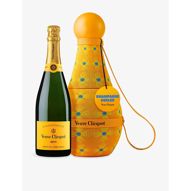 Sun Totem With Portable Holder Nv Brut Yellow Label Limited Edition Yinka Ilori 750ml