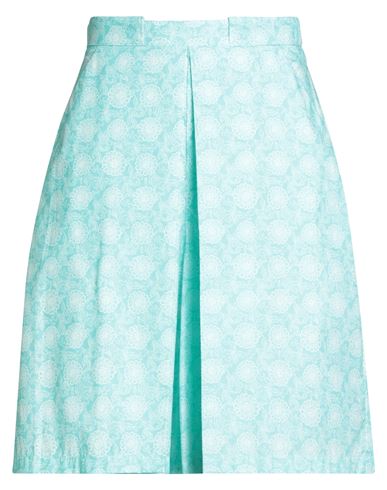 Woman Shorts & Bermuda Shorts Turquoise Size 4 Cotton