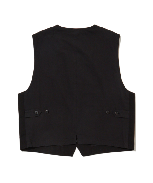 Faded HBT Work Vest Black_FS1WV21U