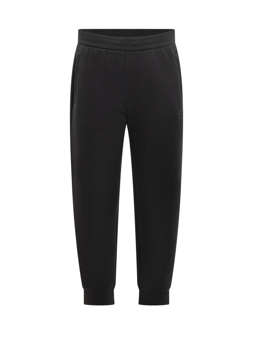 Black Tapered Joggers Pants