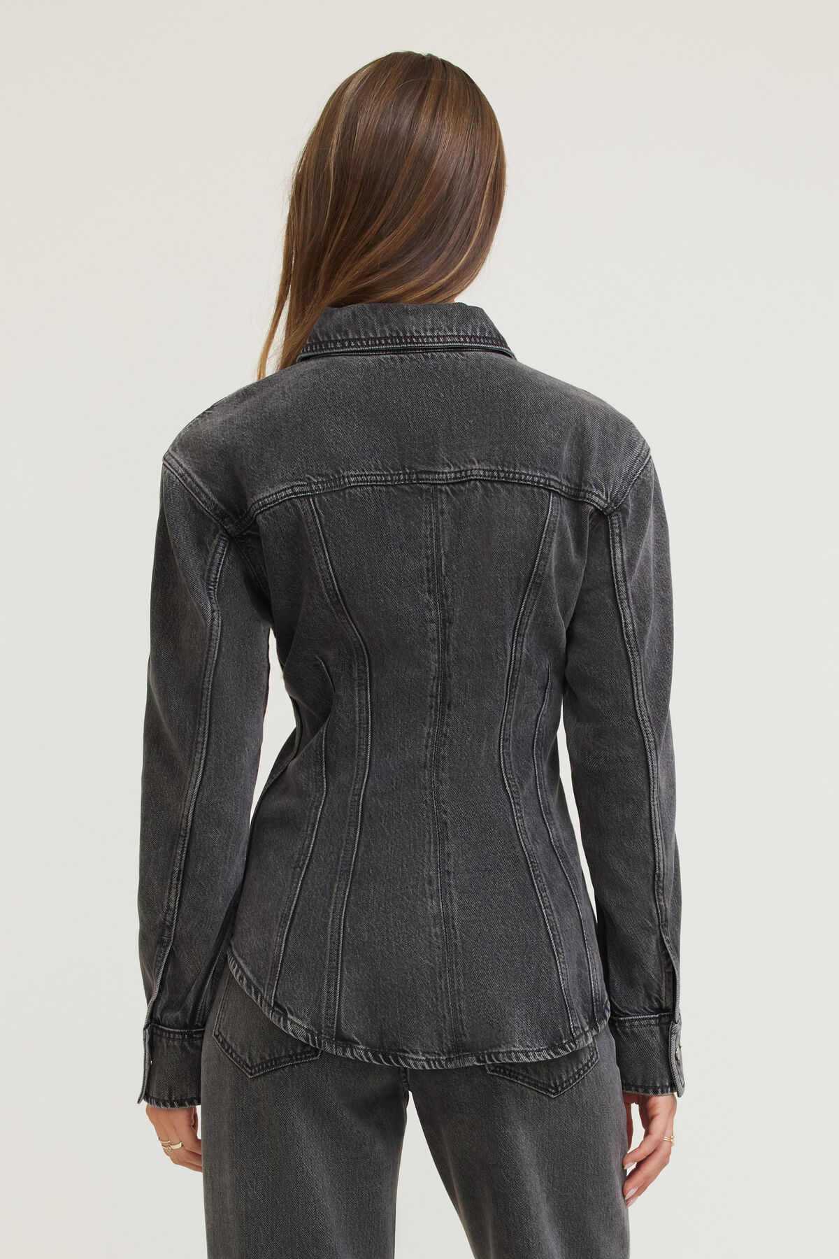 Cinched Tencel™ Denim Shirt