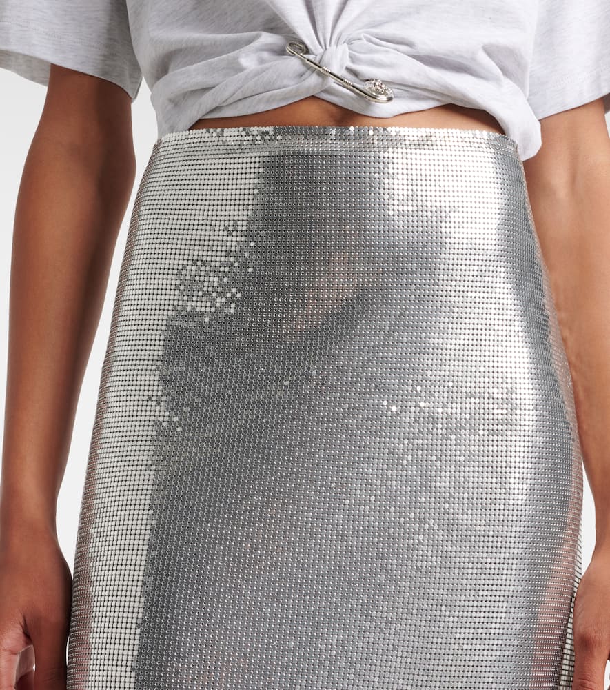 Chainmail pencil skirt