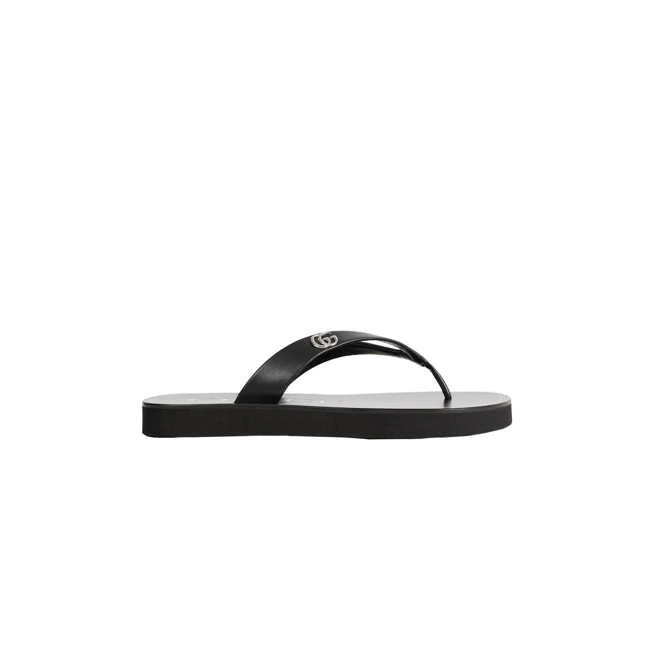 Double G Thong Leather Sandals