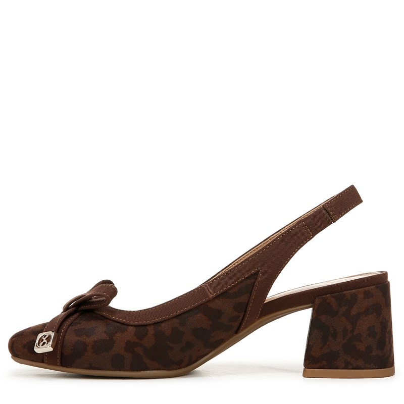 Women's Giselle Slingback Pump Shoes (Leopard Print)