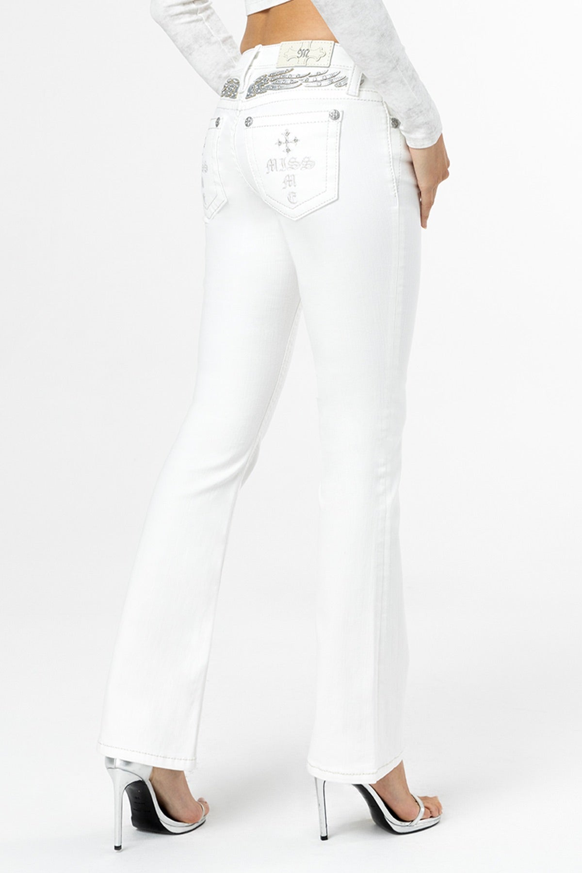 "Gabbriette Low Rise Bootcut Jeans