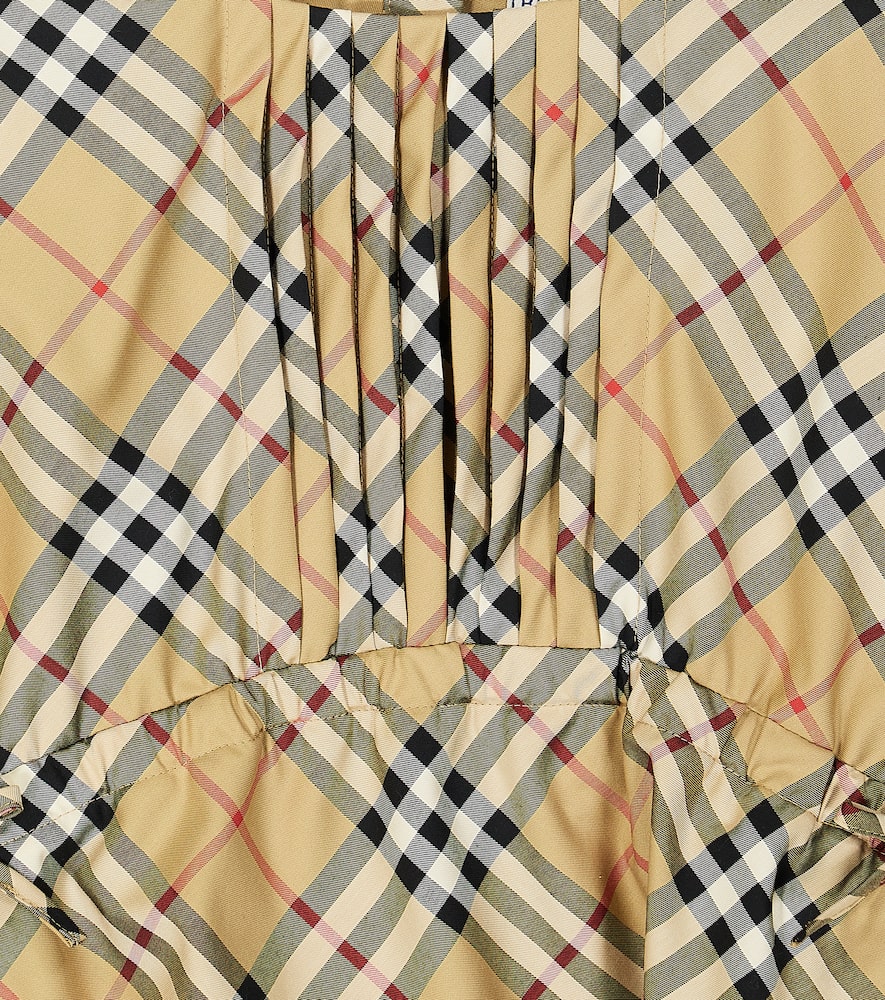 Burberry Kids Burberry Check cotton-blend top