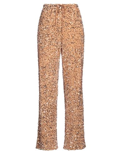 Woman Pants Sand Size M Polyester