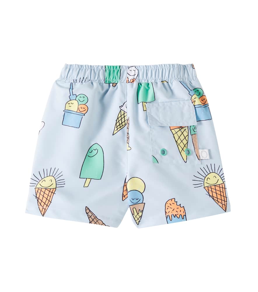 Stella McCartney Kids Baby printed swim trunks