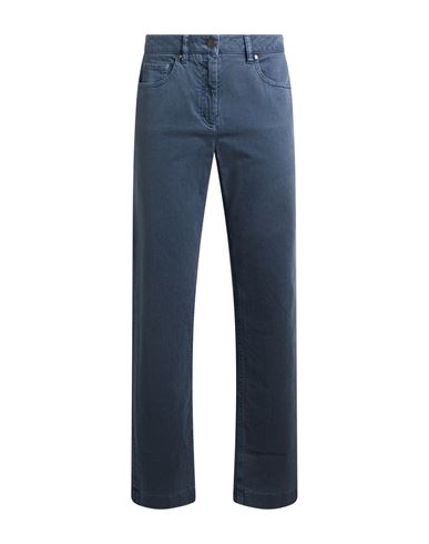 Woman Jeans Blue Size 12 Cotton, Elastane