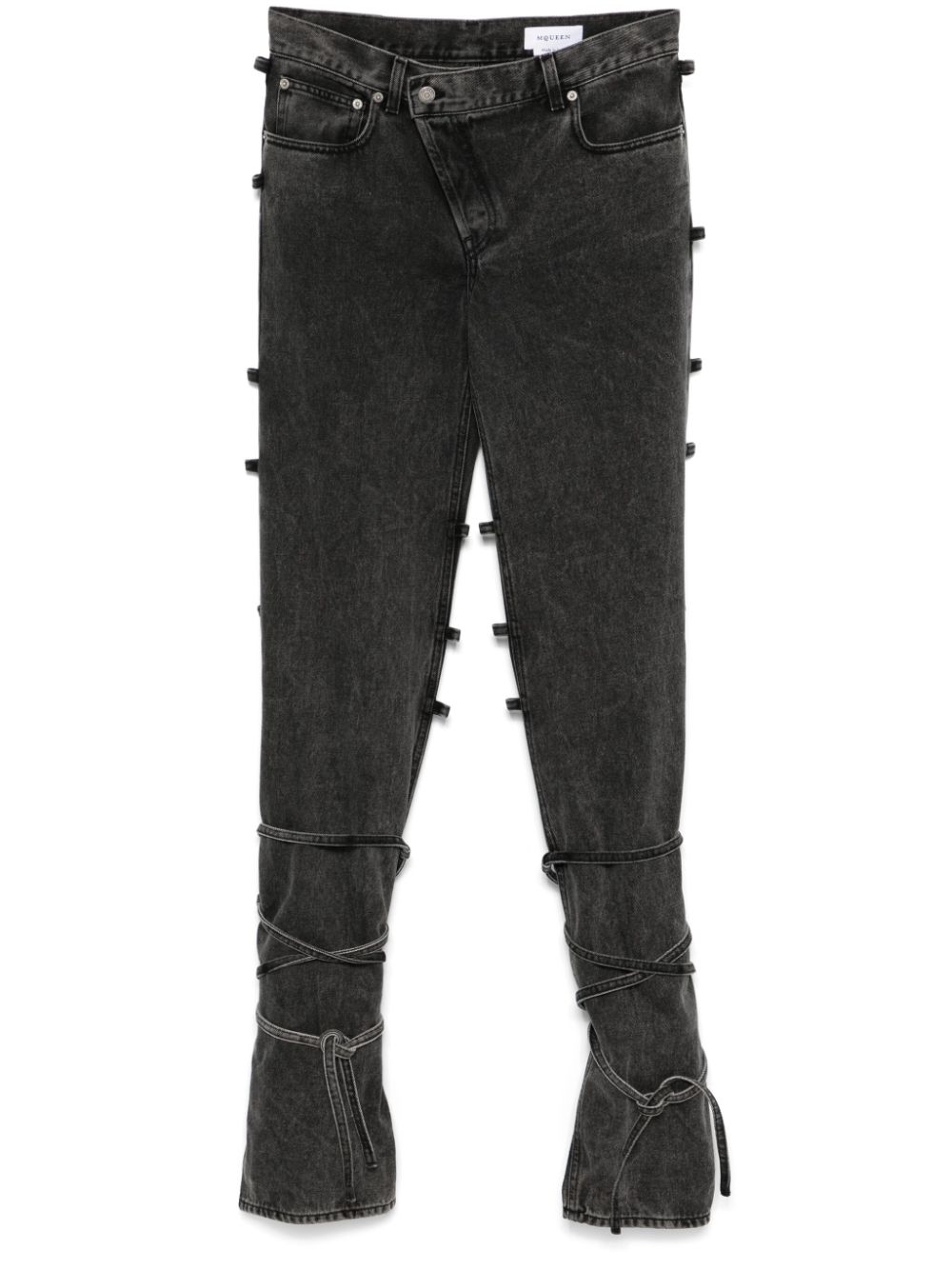 Tied jeans - Black
