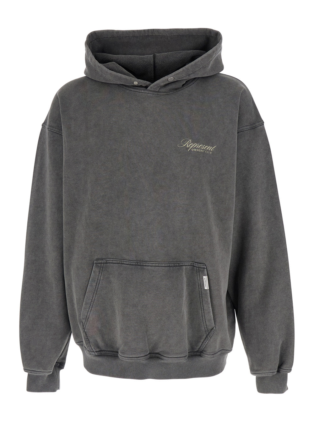 Logo-Embroidered Cotton Sweatshirt — Gray