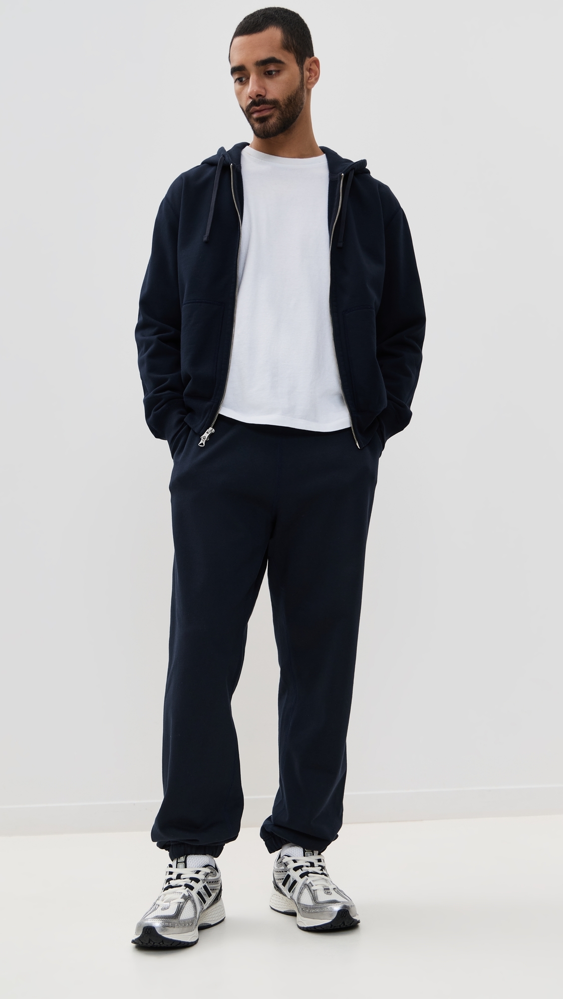 Reigning Champ Midweight Terry Cuffed Relaxed Sweatpants Navy